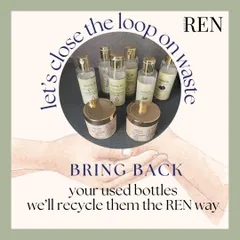 My commitment to care extends to our planet. I started the "close the loop" program to make it easy for you to recycle your empty bottles with me. It's my small way of reducing waste and building a more sustainable business, one bottle at a time.