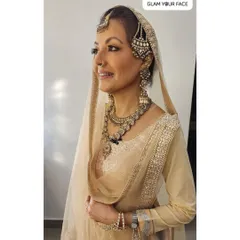 Another shot of the beautiful actress Neesha Singh. Her timeless elegance is undeniable, and I focused on a makeup look that was sophisticated and radiant, highlighting her beautiful features.