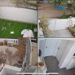 A complete view of a residential property in Gurgaon. With our multi-camera setups, you can monitor your garden, entrance, and indoor areas all at once for total security.