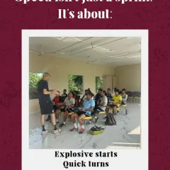 Speed is more than just sprinting. In our classroom sessions, we break down the mechanics of explosive starts, quick turns, and sharp stops, giving players the football IQ to apply their physical skills effectively.