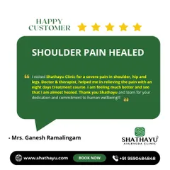 After suffering from severe shoulder, hip, and leg pain, this patient underwent an eight-day treatment course. They are now almost completely healed, showcasing how a short but intensive and dedicated plan can bring significant relief.