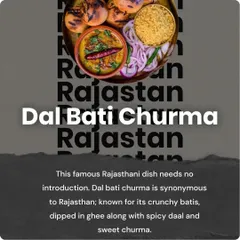 Exploring the delicacies of India, from the famous Dal Bati Churma of Rajasthan to the light and fluffy Dhokla of Gujarat. We also feature the nutritious Kafuli from Uttarakhand and the meat-based Chakhwi from Tripura.