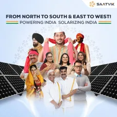 From North to South and East to West, we are on a mission to power and solarize India. We believe in lighting up the entire nation with clean, renewable energy for a brighter, sustainable future.
