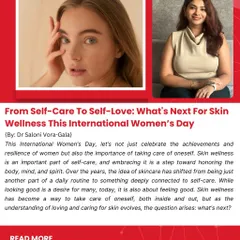 For International Women's Day, I was honored to speak with ABP News about the shift in skincare from a routine to a form of self-care and self-love. Skin wellness is about feeling good, both inside and out.