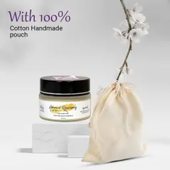 My Advanced Rejuvenating Night Cream comes in this beautiful packaging with a handmade cotton pouch. It’s the perfect addition to your nightly routine to help your skin repair and renew itself while you sleep.