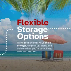I offer flexible storage options, from a few boxes to full household storage. I'll pick up, store, and deliver your items when you're back. It's easy, safe, and secure.