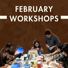 Our February workshops are live. From paper crafts to clay and canvas painting, we've curated a range of activities for the month of love.