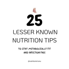 Forget fad diets and confusing advice. I focus on simple, lesser-known nutrition tips that help you stay metabolically fit and infection-free. This is the foundation of my practical approach to health.
