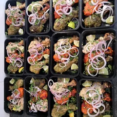 Here you can see my Tangdi Kebab Platters packed and ready for delivery. I make sure every order is fresh, hot, and consistently delicious for your gathering.