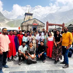 We also take on bigger adventures, like this spiritual journey to the majestic Kedarnath Temple. It's a chance to connect with something bigger, surrounded by the stunning Himalayas.