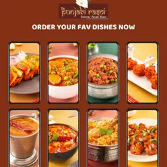 Your favourite dishes are just a click away. This graphic shows the variety of dishes you can order from us for delivery.