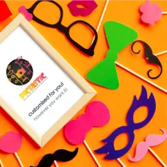 Customization is key to making your event unique. We offer a wide variety of fun props, from quirky glasses to masks and signs, and can design personalized photo frames to perfectly match your event's theme and branding.
