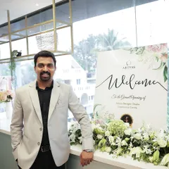 A warm welcome awaits you at the grand opening of the Artyss Designn Studio Experience Centre. I'm proud to stand in this space that we created to showcase the best of our design and execution capabilities.