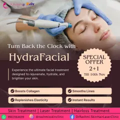 For those concerned with signs of aging, the HydraFacial is an excellent treatment that goes beyond surface care. It helps boost collagen production and replenish elasticity, which works to smooth fine lines and deliver instant, visible results.