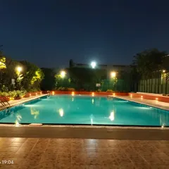 Our Noida facility is beautifully lit at night, providing a safe and inviting atmosphere for our members who prefer to swim in the evening.