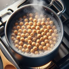 The first step to perfect chole is perfectly boiled chickpeas. My masala mix is designed to blend seamlessly with them, soaking up all the spices to give you that authentic texture and taste.