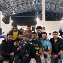 The team celebrating together after a successful competition. We win together and we lose together. This is the power of our gym.