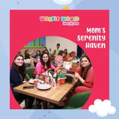 We call it the mom's serenity haven. Our café provides a relaxing oasis for parents to unwind while their kids are having the time of their lives.