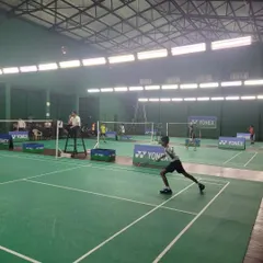 A young player in action during the state championship, demonstrating the high level of competition our academy hosts.