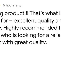 "Amazing product!!! That's what I was looking for - excellent quality and fast delivery." We live for happy reviews like this!