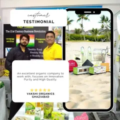 I am proud to partner with companies that share my commitment to quality. This is a wonderful testimonial from Vakshi Organics, who highlights our focus on innovation, purity, and high quality.