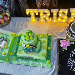 Check out these amazing tennis themed birthday cakes. My love for the sport is a part of every celebration.