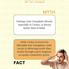 Myth: Getting a transplant in Turkey is always better. Fact: India excels in delivering world-class results with expert surgeons at equally competitive prices, without the risks of medical tourism.