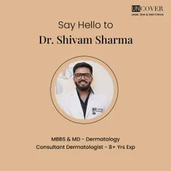 Meet Dr. Shivam Sharma, a consultant dermatologist at our Noida clinic with over 8 years of experience in advanced skin and hair treatments.