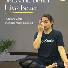 To breathe better is to live better. Anulom Vilom, or alternate nostril breathing, is a cornerstone of my practice for its proven ability to balance the mind and body.