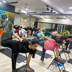Fitness is for everyone, and our Chair Yoga classes prove it. Here, our members use chairs for support to explore yoga poses, improve balance, and increase mobility without putting stress on their joints. It’s a perfect example of how we make fitness accessible to all ages and abilities.
