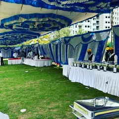 Our team setting up a buffet for a Teacher's Day event at St. Francis Institutions. We provide complete catering solutions for corporate and institutional events, ensuring timely and professional service.