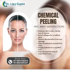 Peel away imperfections with a chemical peel. This treatment enhances the skin's color and clarity, clears breakouts, and deeply hydrates for a refreshed look.