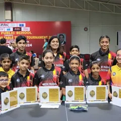 A proud moment with my Alightians after their fantastic performance at the Delhi State Ranking Tournament. Seeing them with their trophies is what it's all about.