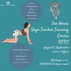 Our 200-hour TTC is available with flexible options. Choose from weekend or weekday batches, online or offline, to best suit your schedule. Registrations for our August and September courses are now open.