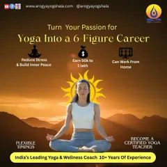 Our training is not just about learning yoga, it's about building a sustainable career. This is your opportunity to turn your passion into a profession, earn a significant income, and find inner peace, all while working from home.