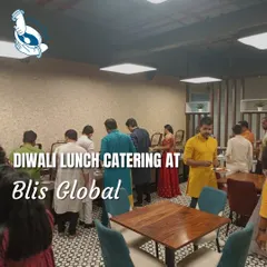 A snapshot of the Diwali lunch catering at Blis Global. The office was filled with employees in traditional attire enjoying a festive meal together, and I was honored to provide the food that brought them to the table.