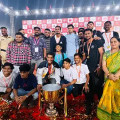 A massive victory for our team at the Khasdhar Kridasangram tournament. Moments like these, celebrating a major championship win, are what we strive for.