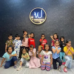 The future stars of our 'Super Kids' batch. This group photo captures the fun, friendship, and passion for dance that we nurture in our studio.