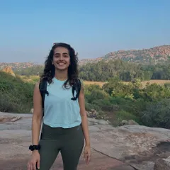 A happy moment after a morning of bouldering in Hampi. This trip was a powerful reminder of what a community of women can achieve together.