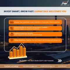 CapEx subsidies, production-linked incentives, and special benefits for women entrepreneurs are just some of the advantages of Karnataka's new industrial policy. We help you navigate these options to secure the best deal for your venture.