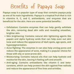 More details on why papaya is such a wonderful ingredient for skin. This is the kind of knowledge I share in my workshops, so you know exactly what you're putting on your skin and why.