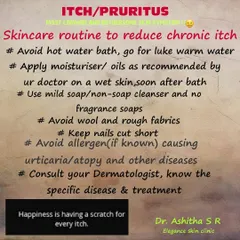 Chronic itch, or pruritus, can be very bothersome. This guide provides simple skincare tips to reduce itching, such as avoiding hot water, moisturizing regularly, and keeping nails short.