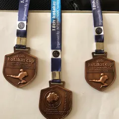 Medals from the 18th Kotakas Cup All India Karate Championship. Each medal is a symbol of the courage and skill displayed by my students during competition.