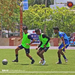 Players engaged in a fast-paced drill during the Spain trials. The intensity is high because the opportunity is huge, pushing every participant to showcase their absolute best on the field.