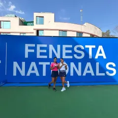 A proud moment at the Fenesta Nationals in Delhi. Our doubles team stands victorious, a result of their exceptional teamwork and the rigorous training they undergo at our academy.