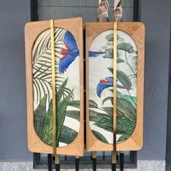 We believe a bar cabinet should be a conversation starter. This custom piece features hand-painted macaw art by Sachin Samson, framed in solid wood with elegant brass accents. It is designed not just to store spirits, but to elevate the entire ritual of hosting.