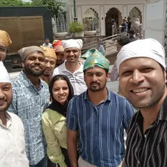 Our team seeking blessings at Gurudwara Bangla Sahib before commencing the design journey for its library and museum. It is a privilege to contribute to a space that holds such a profound place in the hearts of many.
