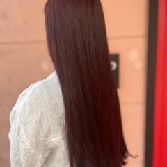 A classic 'Cherry Red' global color. This is a bold, vibrant, all-over color for someone who is not afraid to be noticed.