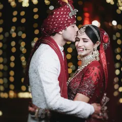 It's these quiet, in-between moments that tell the real story. I love capturing the genuine smiles and gentle touches between a couple, set against a beautifully lit background that makes the memory feel magical.