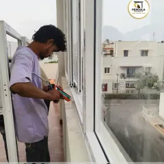 A crucial final step is applying a high-quality silicone sealant around the entire window frame. This creates a complete weatherproof and airtight seal, which prevents water leaks, stops drafts, and contributes to the window's overall energy efficiency and soundproofing qualities.